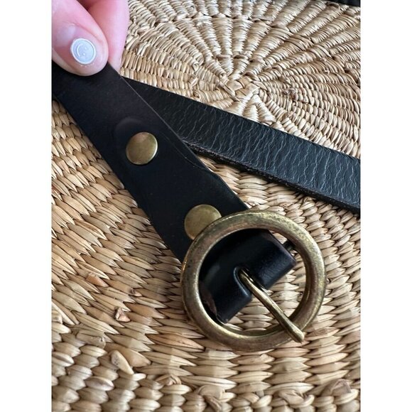 1” Gold circle women’s belt - Picture 3 of 6
